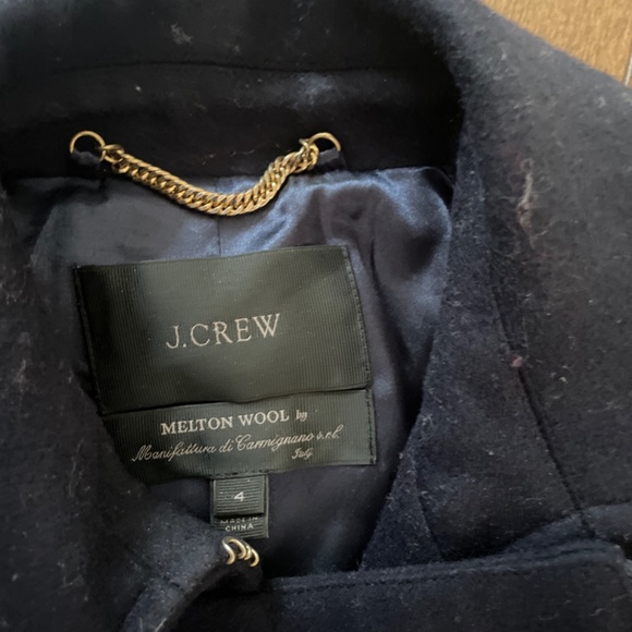 J crew navy wool jacket - Picture 2 of 2